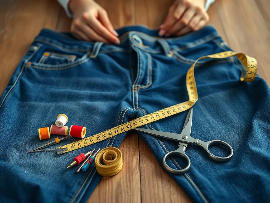 Jak szybko zwęzić spodnie w pasie?