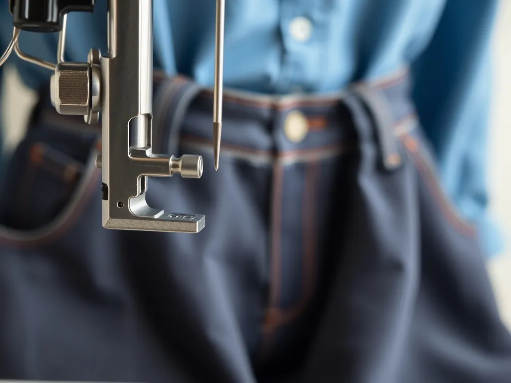 Jak zwęzić spodnie na całej długości?