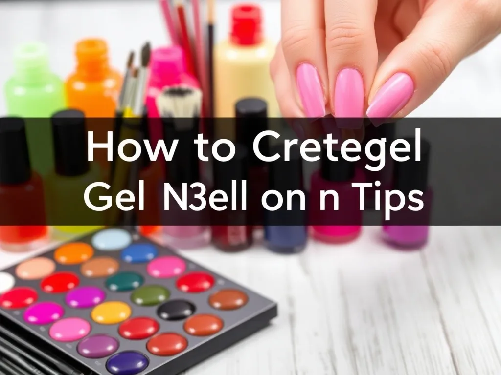 Jak zrobić paznokcie żelowe na tipsie?