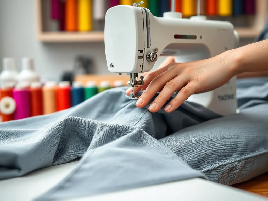 Jak skrócić spodnie dzwony?