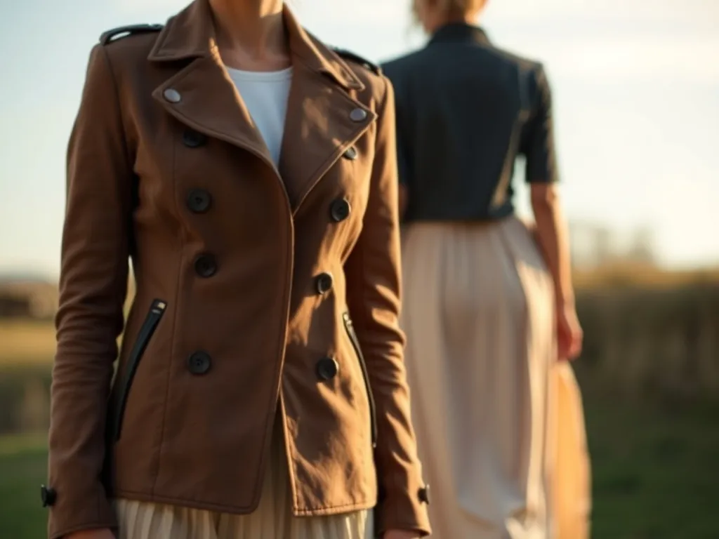 Jaka kurtka do długiej spódnicy?